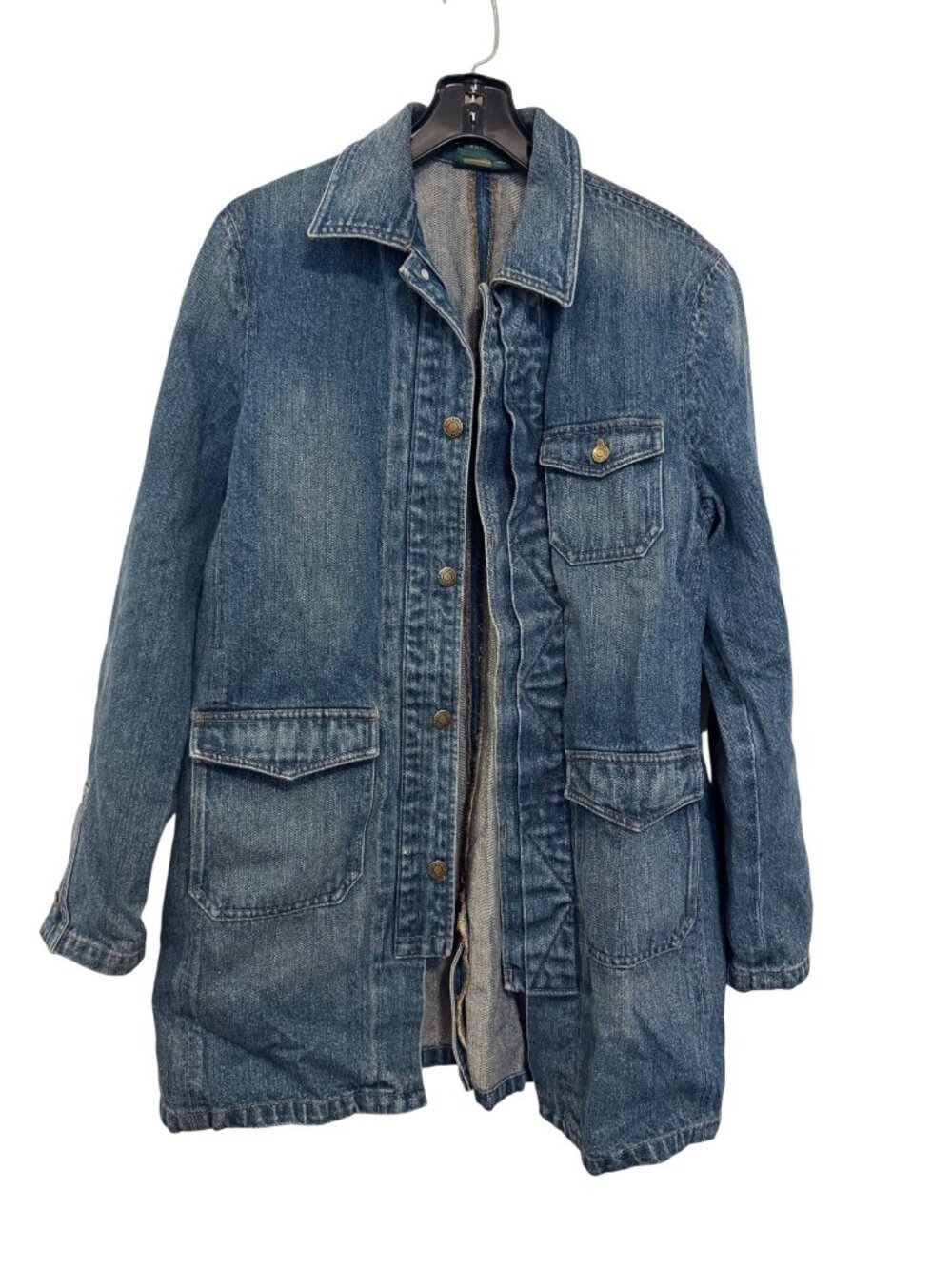 vintage Lauren Jeans Co. Ralph Lauren Womens Denim Utility Jacket L